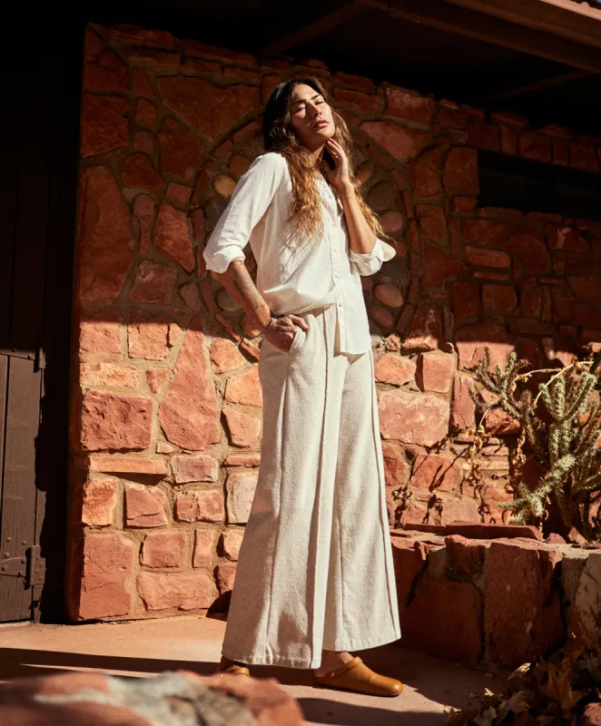 Hightide Wide Leg Pant sold by Outerknown