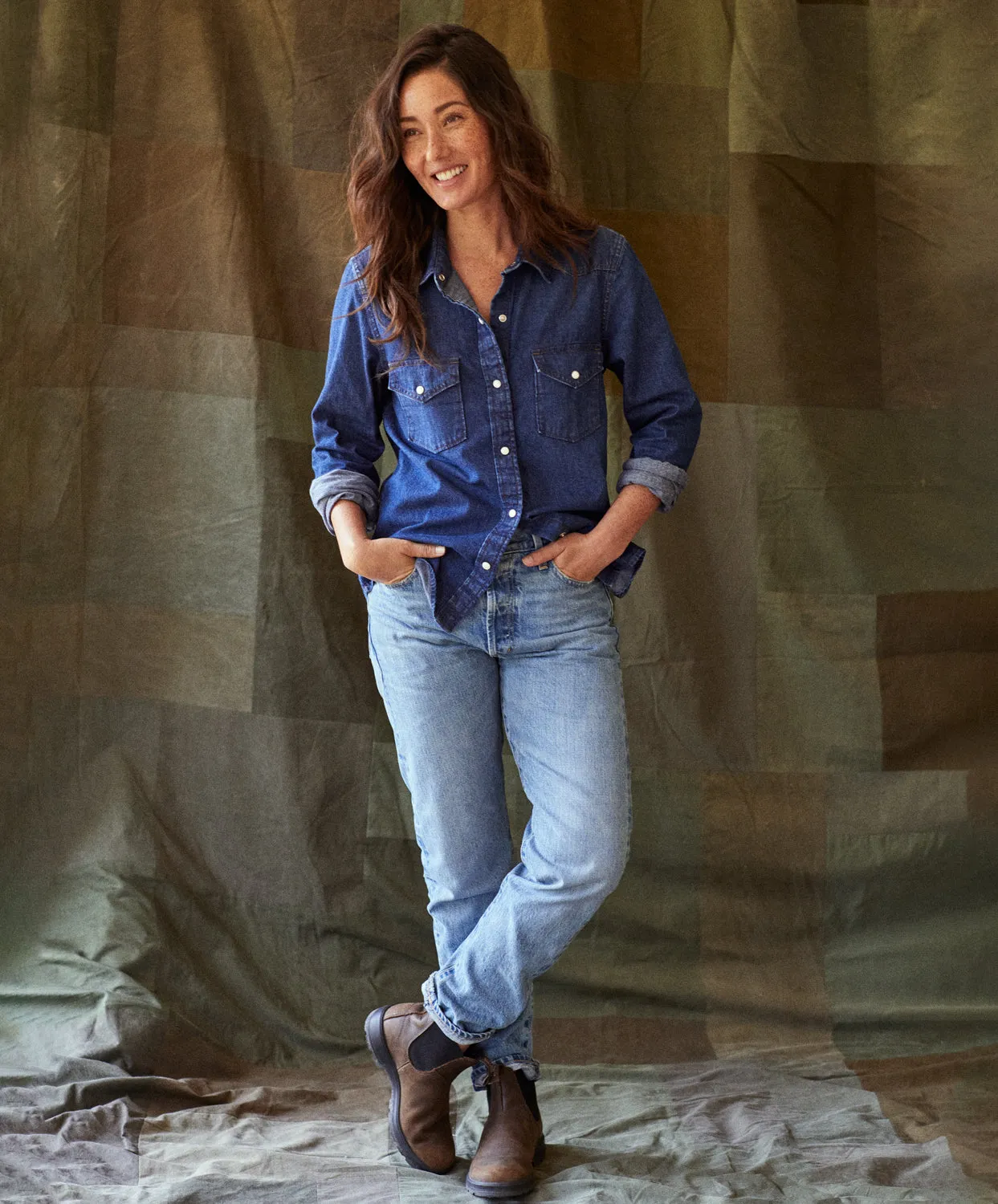 Wyatt Western Denim Shirt - FINAL SALE sold by Outerknown product image thumbnail 5