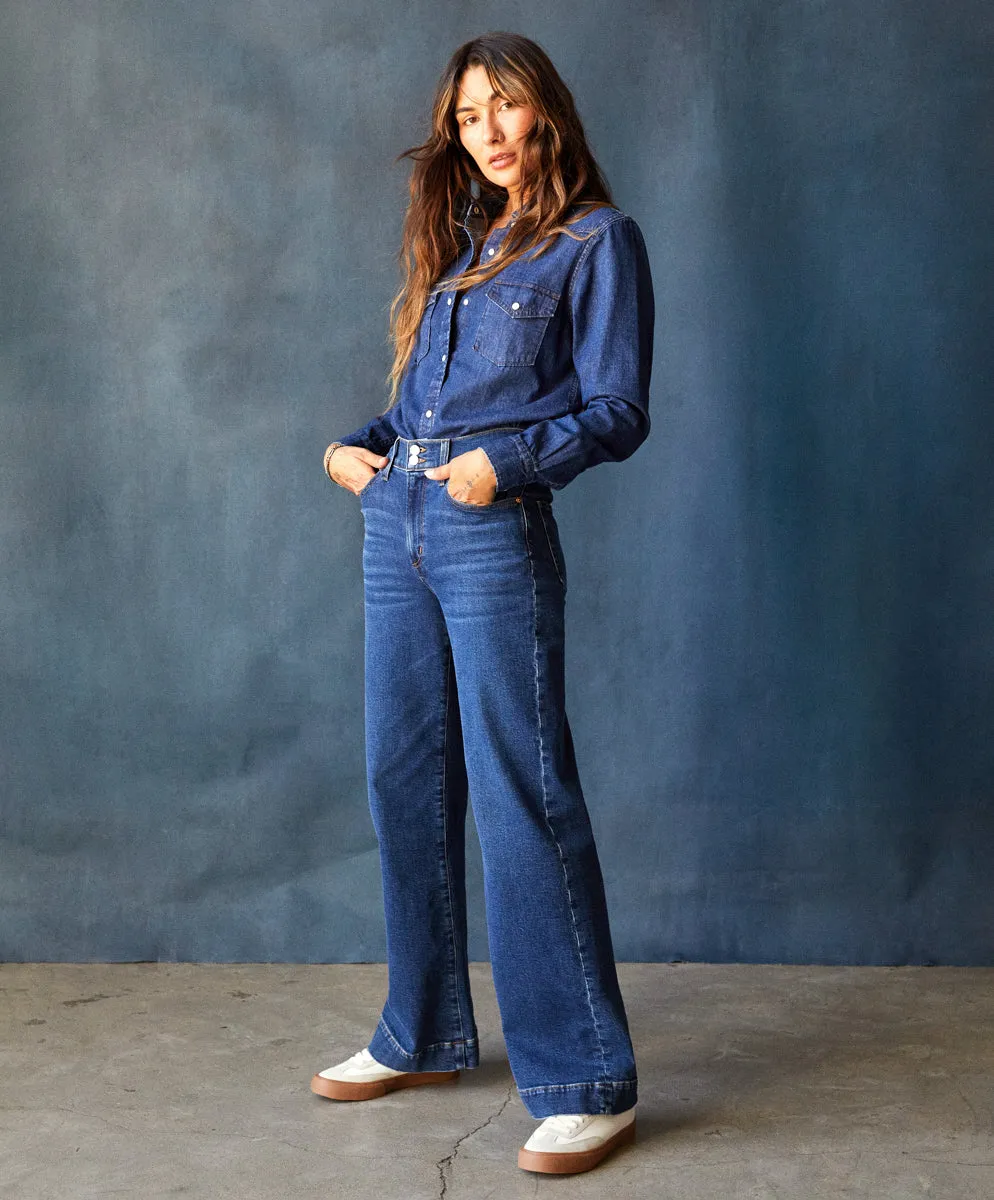 Wyatt Western Denim Shirt - FINAL SALE sold by Outerknown product image thumbnail 2