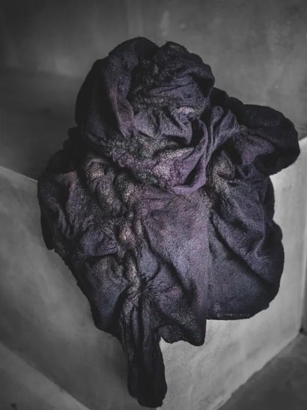 FELTED SCARF - PLUM sold by Biek Verstappen