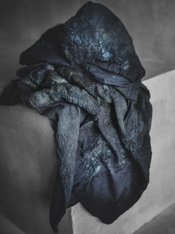 FELTED SCARF - NIGHT sold by Biek Verstappen