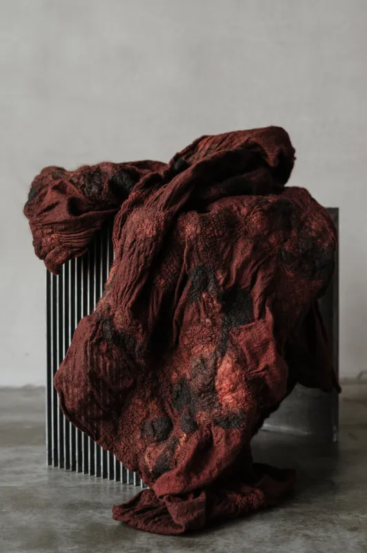 FELTED SCARF - TERRA sold by Biek Verstappen