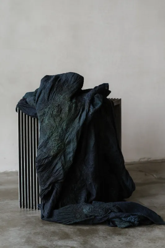 FELTED SCARF - SEA sold by Biek Verstappen