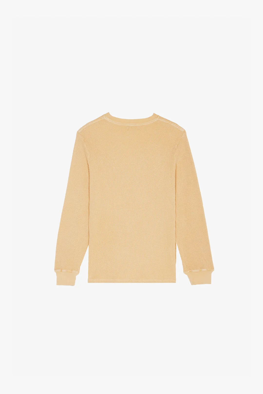 Yellow LC Vintage Waffle L/S Tee sold by Late Checkout product image thumbnail 2