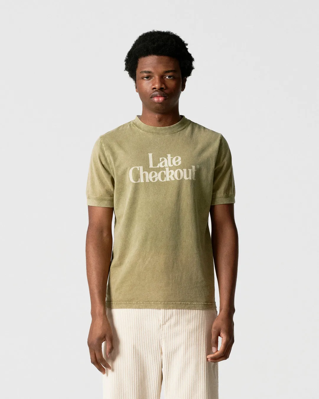 Green Logo Vintage Ringer Tee sold by Late Checkout product image thumbnail 5