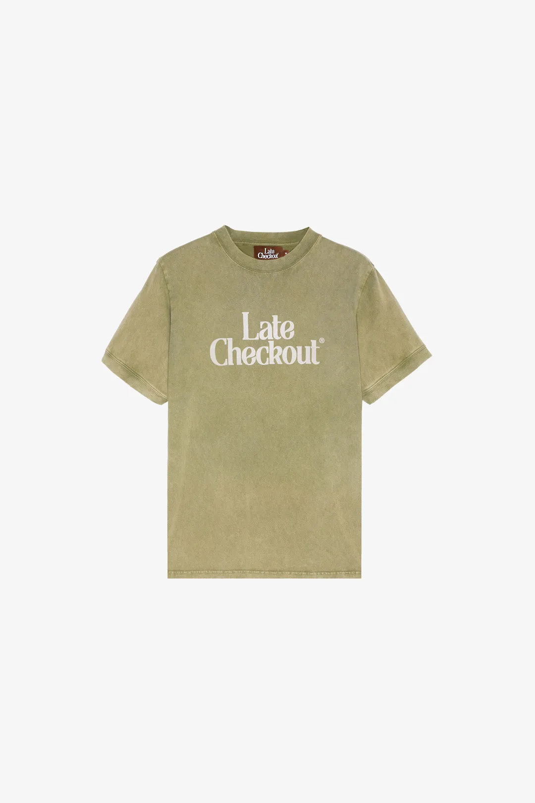 Green Logo Vintage Ringer Tee sold by Late Checkout