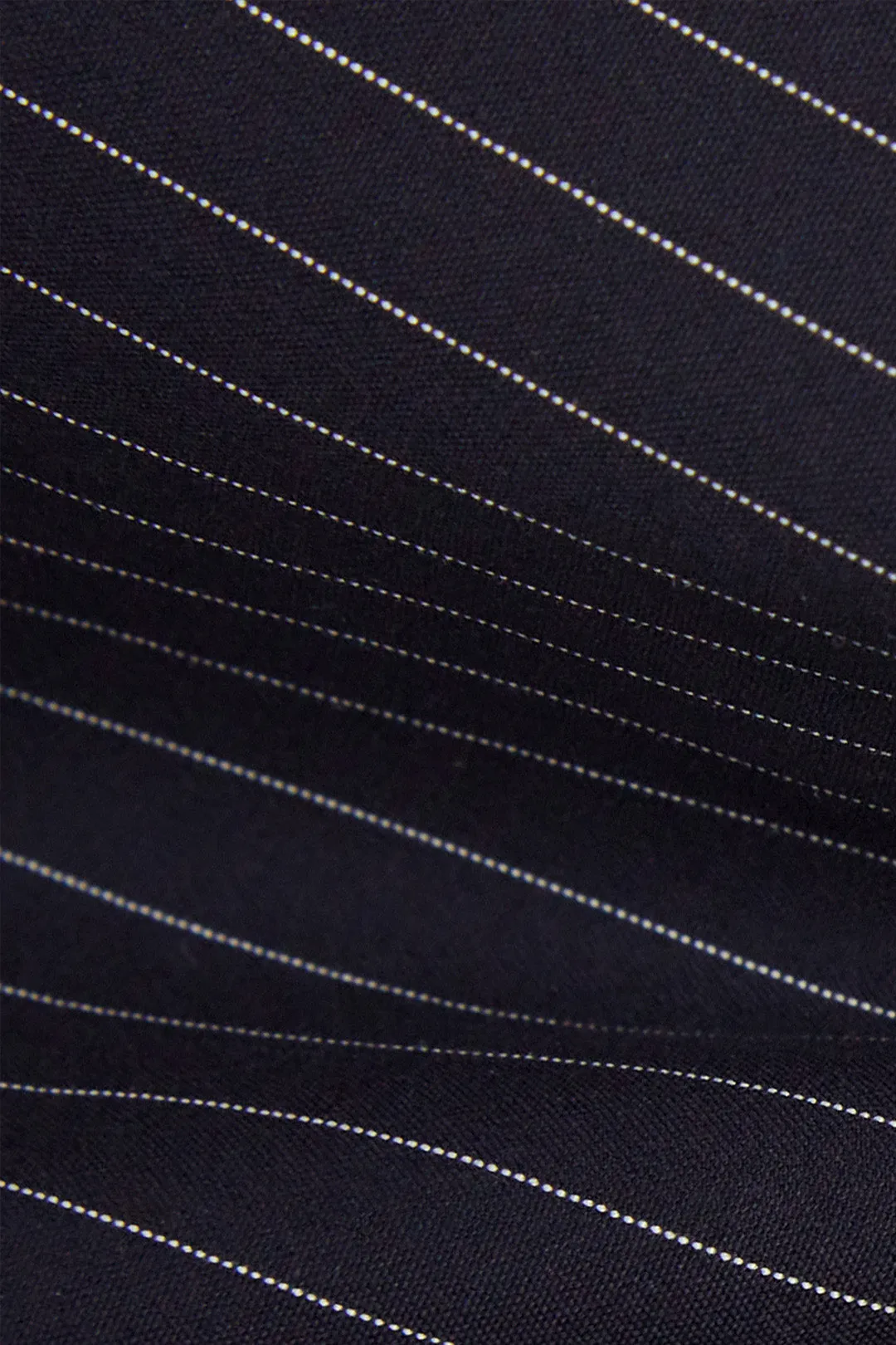 Navy Pinstripe Western Shirt sold by Late Checkout product image thumbnail 3