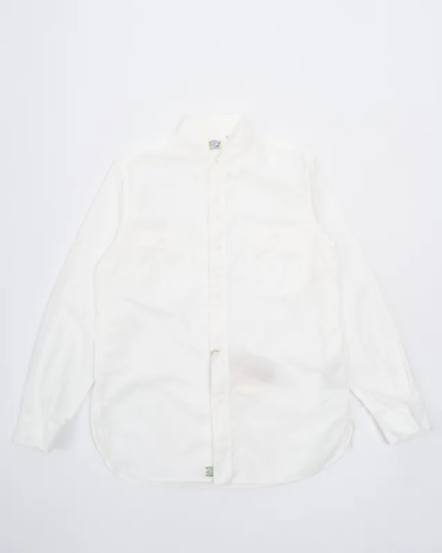 Chambray Work Shirt White sold by Meadow Web