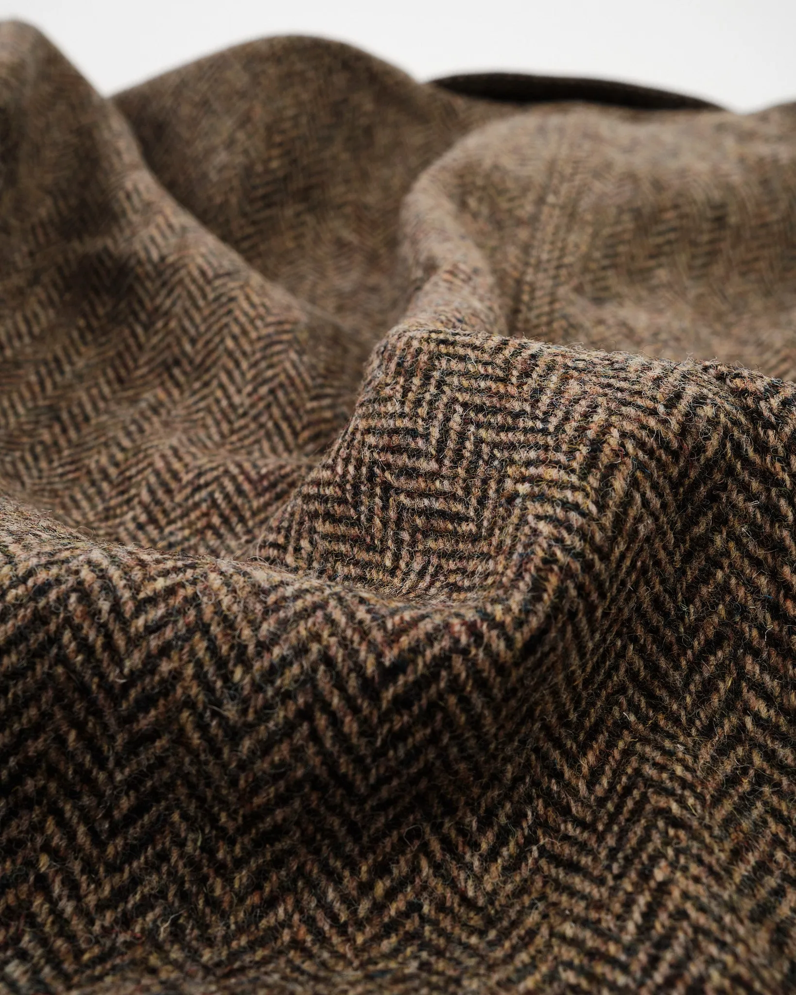 HARRIS TWEED RELAX FIT COVERALL KHAKI sold by Meadow Web product image thumbnail 2