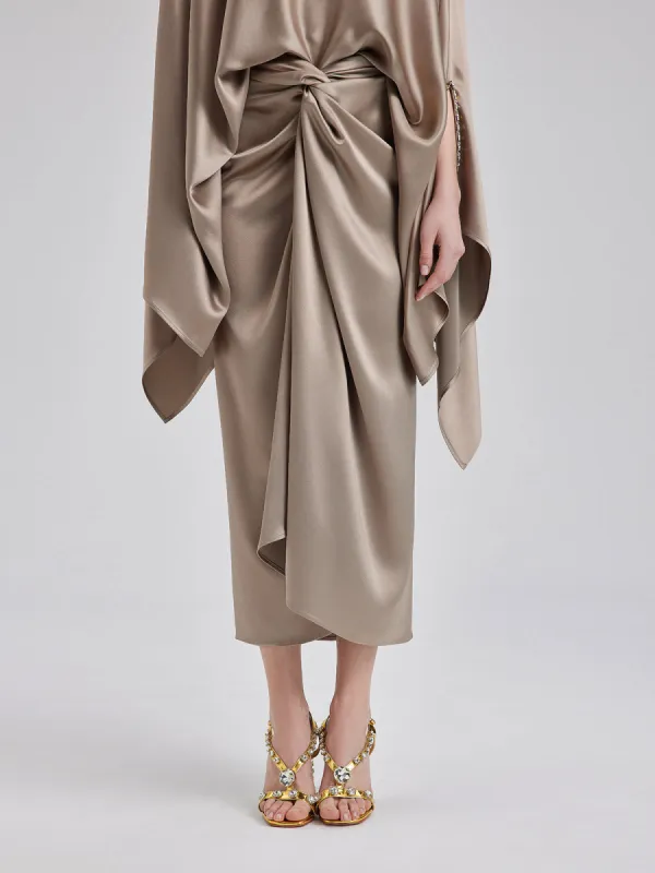 Luxurious Removable Tied Twist Skirt sold by Rich Radi Q's