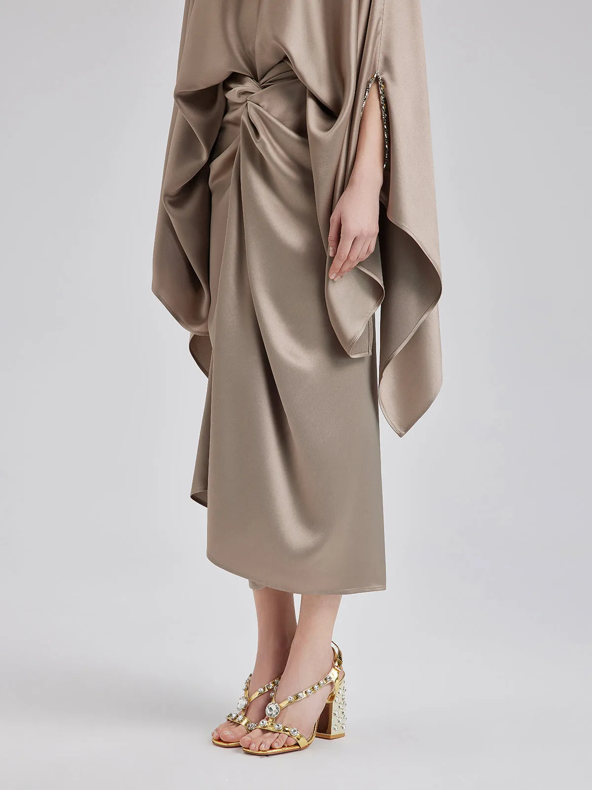 Luxurious Removable Tied Twist Skirt sold by Rich Radi Q's product image thumbnail 5