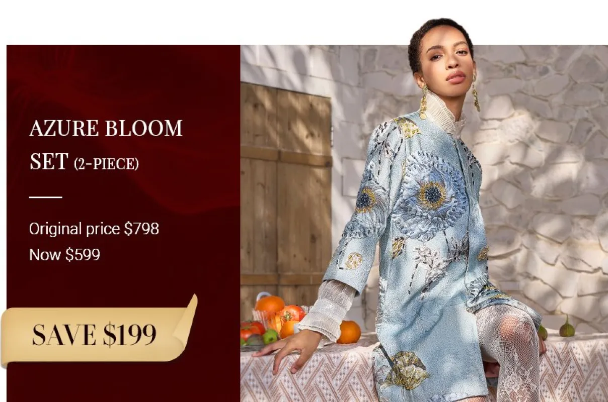 Azure Bloom Set Offer-$99 OFF sold by Rich Radi Q's