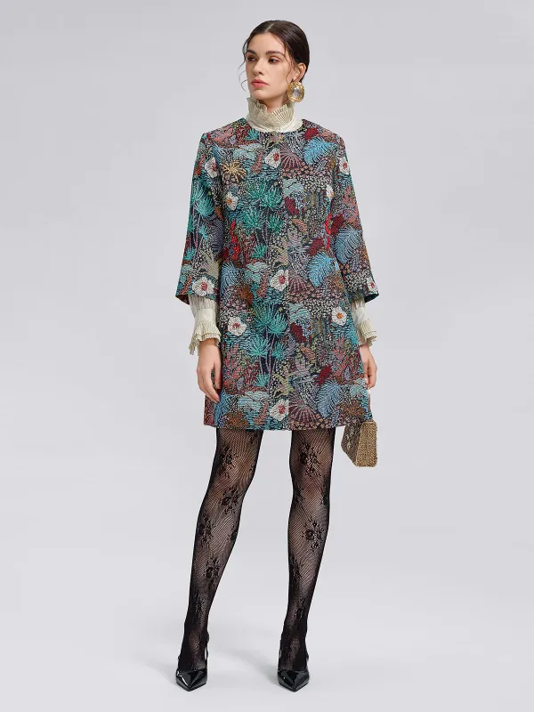 Handcrafted Multiflora Jacquard Beaded Jacket sold by Rich Radi Q's