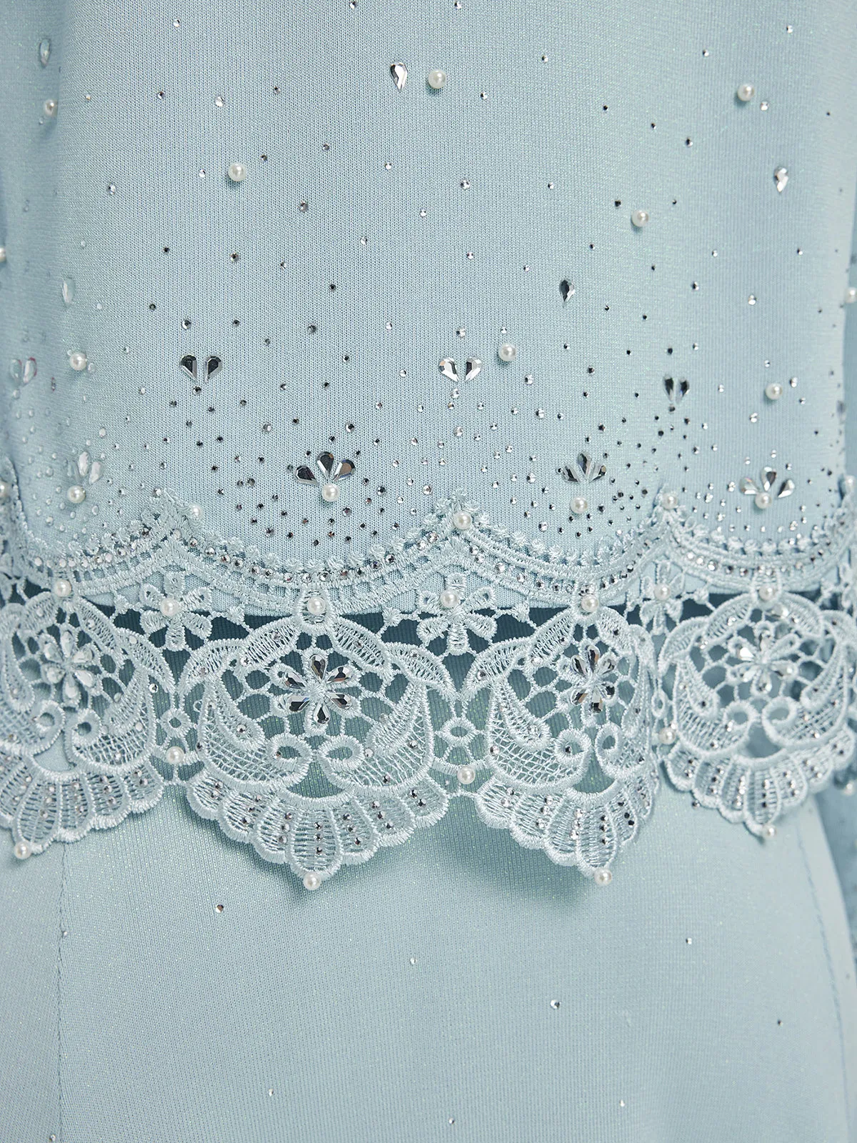 Rhinestone Lace Knit Cardigan sold by Rich Radi Q's product image thumbnail 5