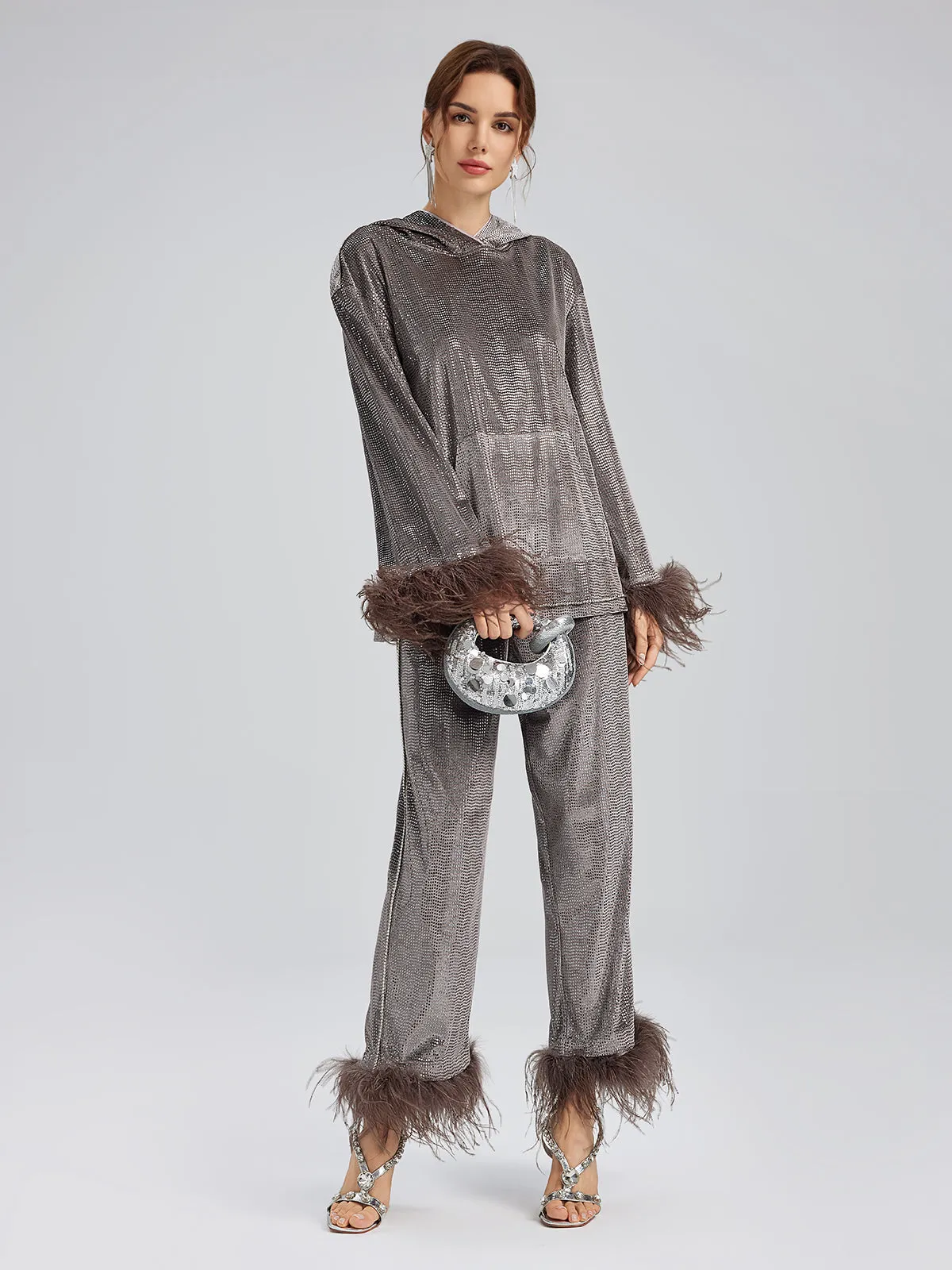 Hand-Sewn Feather Detachable Elastic Waist Pants sold by Rich Radi Q's product image thumbnail 2