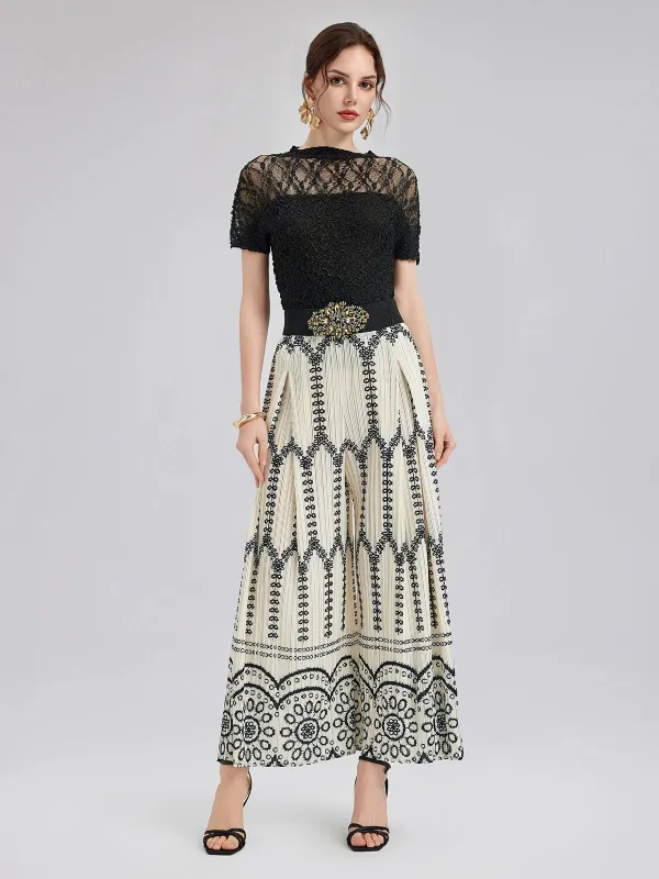New Arrival Bohemian Pleated Set sold by Rich Radi Q's