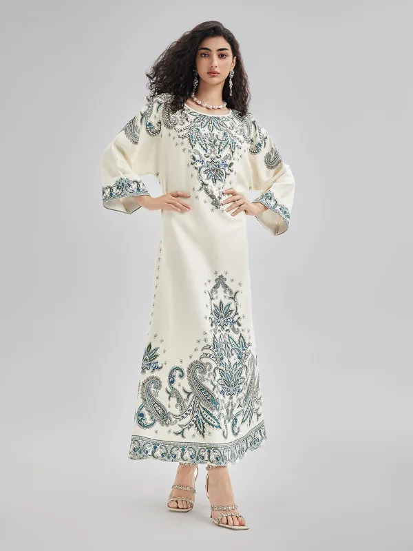 Baroque Hand-Beaded Dress made by Rich Radi Q's