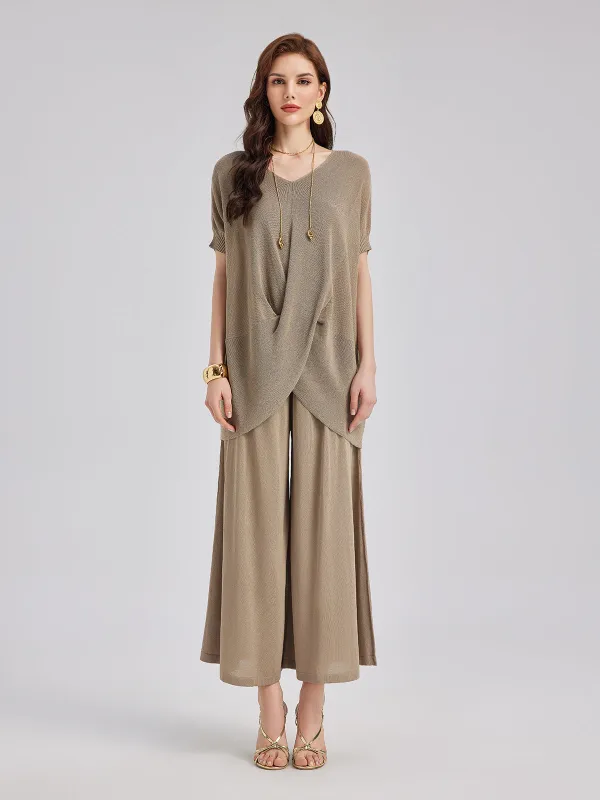 Designed Knit Casual Set sold by Rich Radi Q's