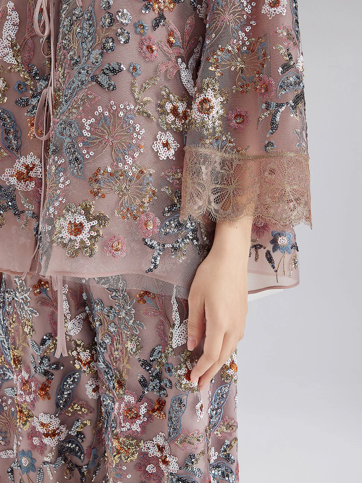 Multicolor Sequin Embroidered Blouse sold by Rich Radi Q's product image thumbnail 3