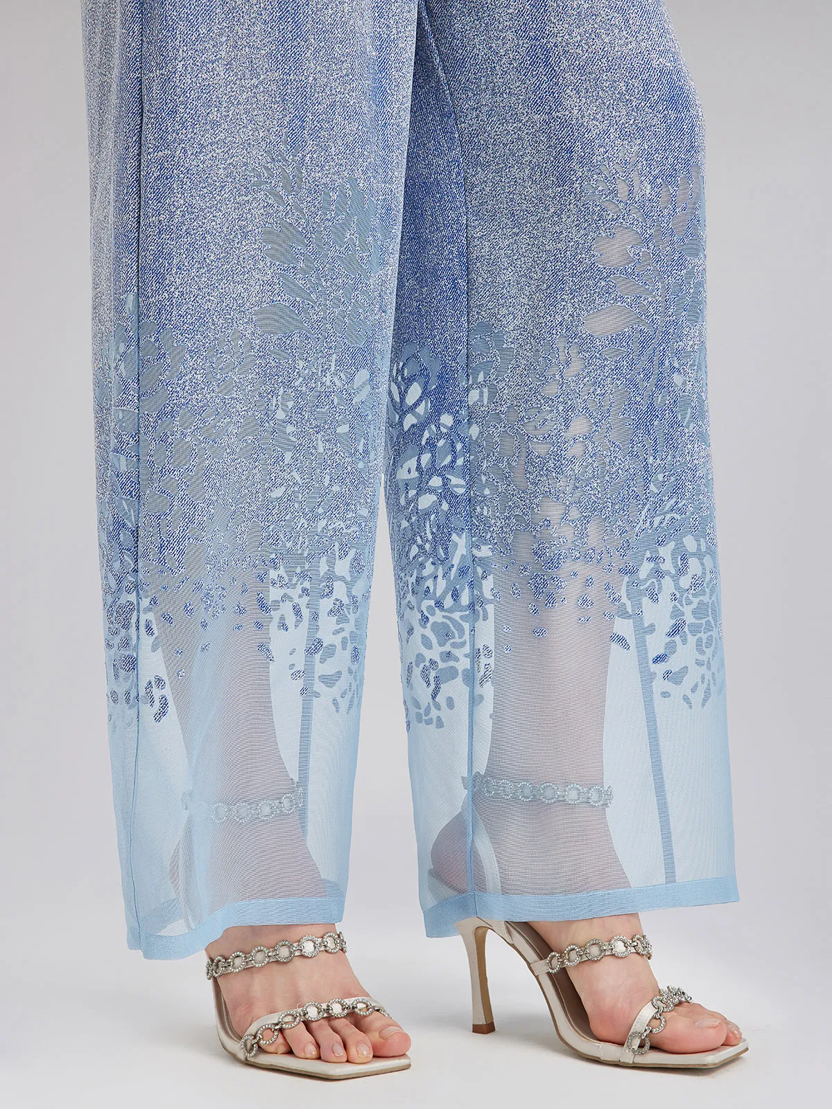 Custom Denim-Effect Gradient Elastic Trousers sold by Rich Radi Q's product image thumbnail 5