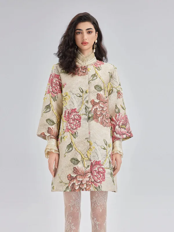 Hand-Sewn Beaded Floral Jacket sold by Rich Radi Q's