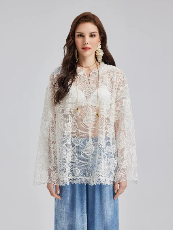 Custom Openwork Short Sleeve Hoodie sold by Rich Radi Q's