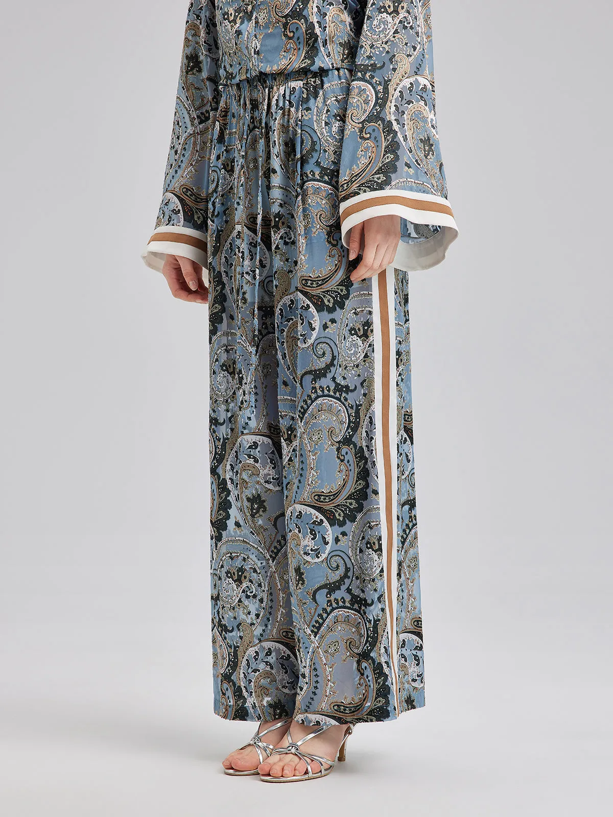 Versatile Bohemian Print Wide Leg Pants sold by Rich Radi Q's product image thumbnail 3