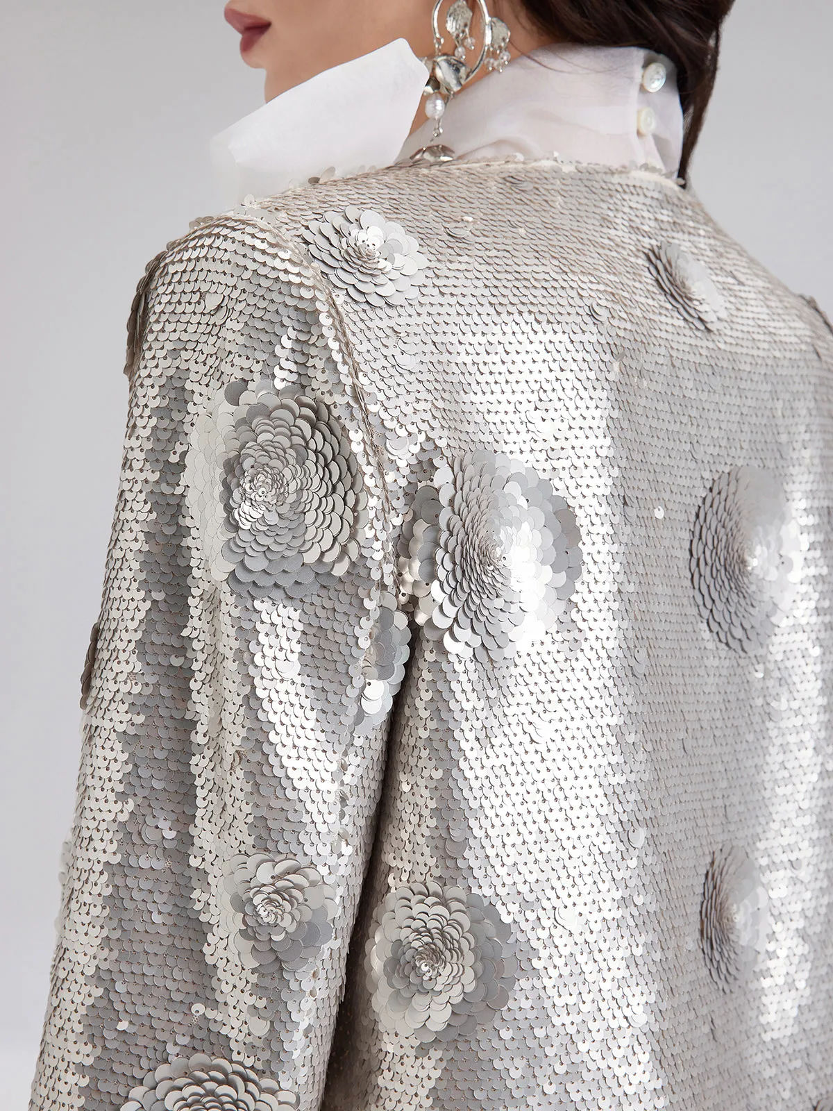 Embellished Sequined Short Coat sold by Rich Radi Q's product image thumbnail 5