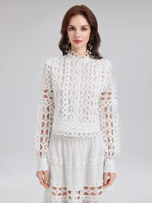 Vintage Palace-inspired Embroidered Shirt sold by Rich Radi Q's