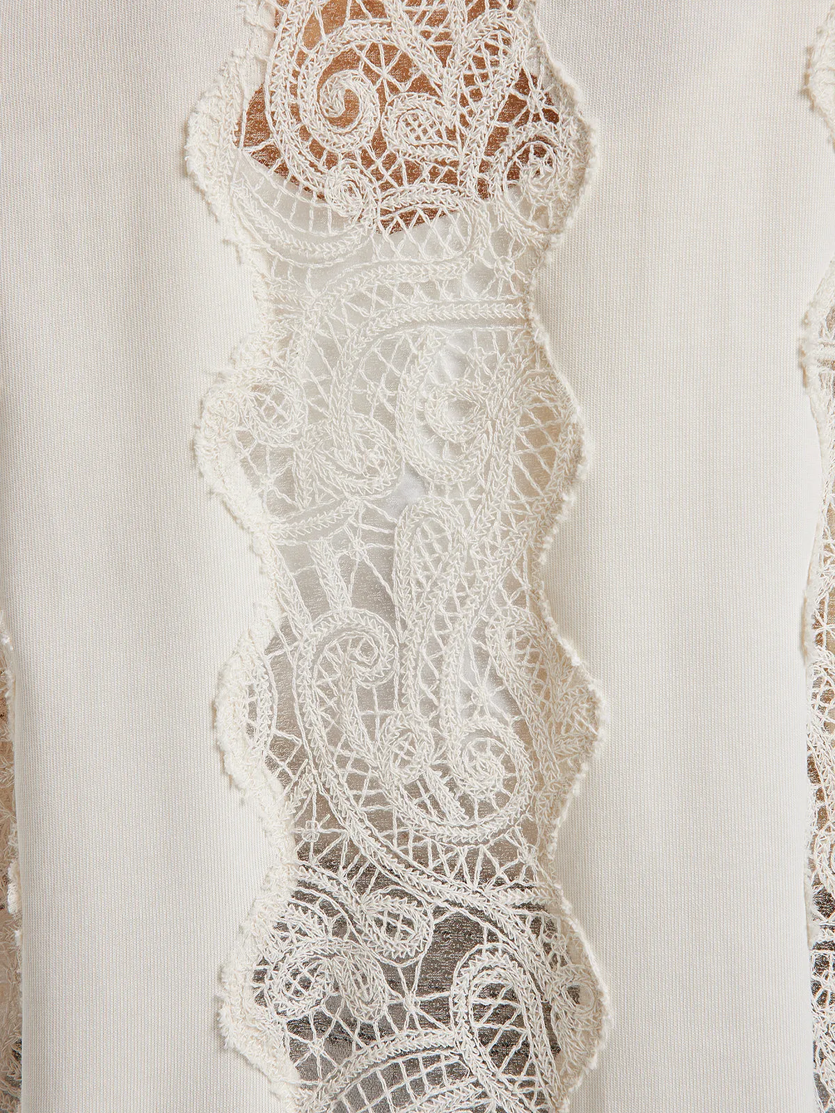 Elegant Cotton Lace-Trimmed T-Shirt sold by Rich Radi Q's product image thumbnail 5