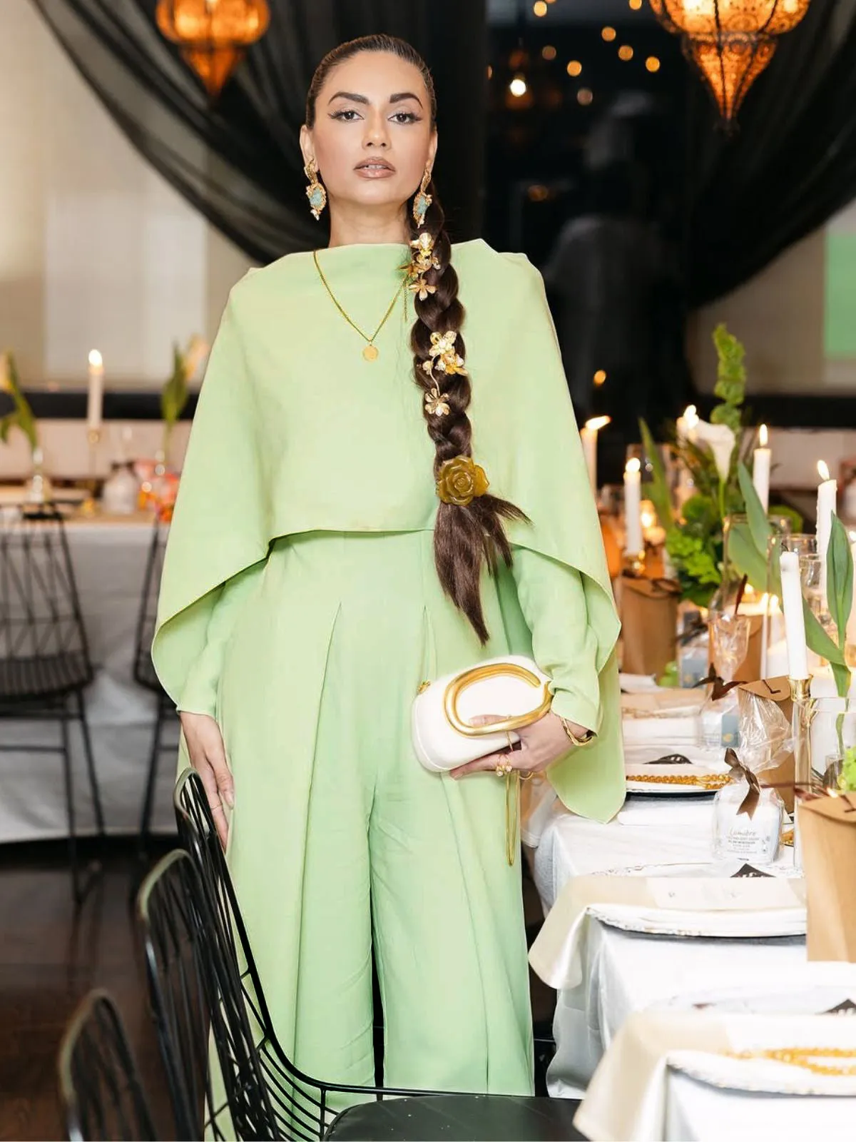 Cape-Style Jumpsuit with Wide Legs sold by Rich Radi Q's product image thumbnail 5