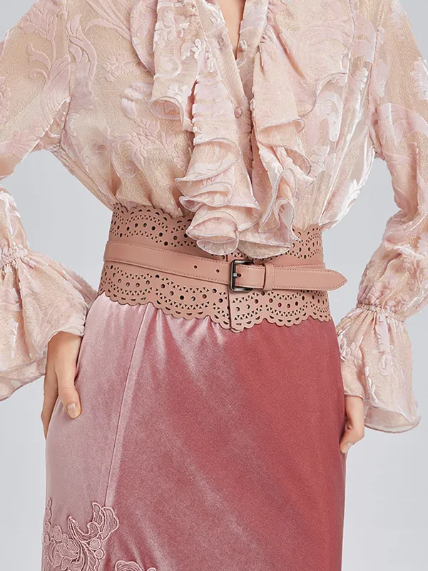 Bohemian Hollow Carved Belt sold by Rich Radi Q's