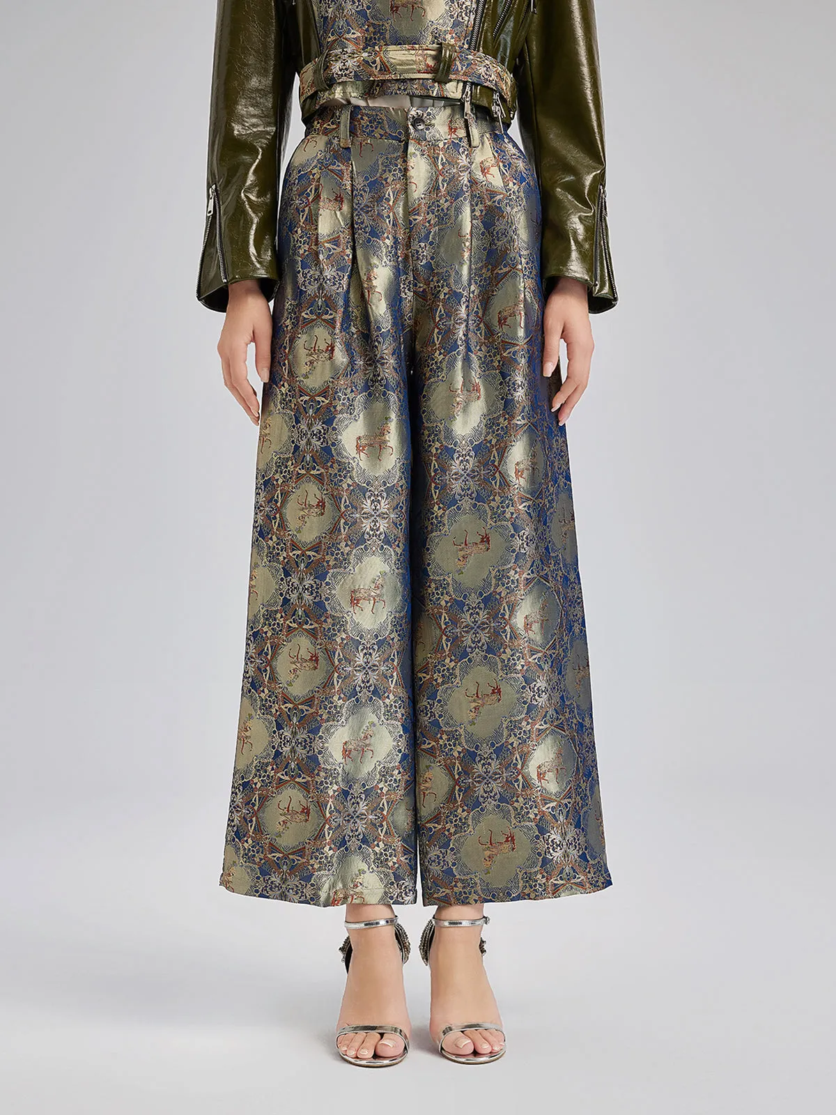 Haute Couture Intricate Jacquard Pants sold by Rich Radi Q's product image thumbnail 2