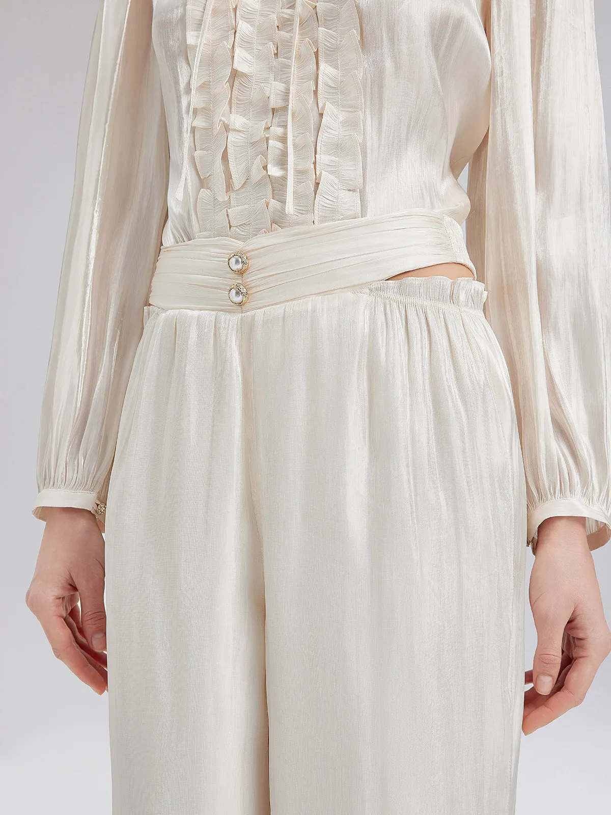 Romantic Island Beaded Wide-Leg Pants sold by Rich Radi Q's product image thumbnail 3