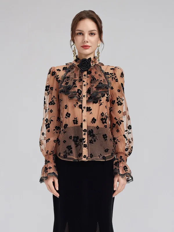 Vintage Ruffled Court Shirt sold by Rich Radi Q's