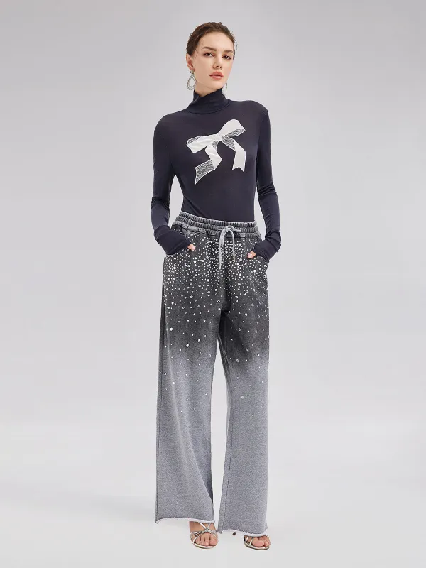 Gradient Starry Beaded Knit Pants sold by Rich Radi Q's