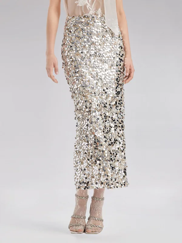 Sequin Embellished Stretch Skirt sold by Rich Radi Q's