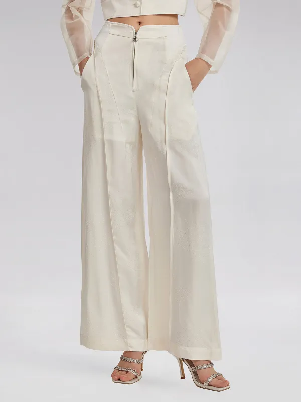 Silk Jacquard Satin Cargo Pants sold by Rich Radi Q's