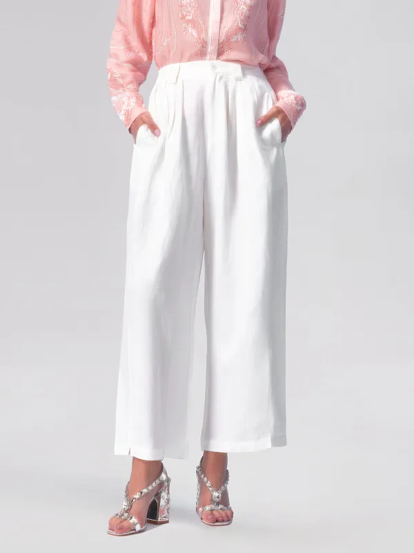 High-quality Linen Wide Leg Pants sold by Rich Radi Q's