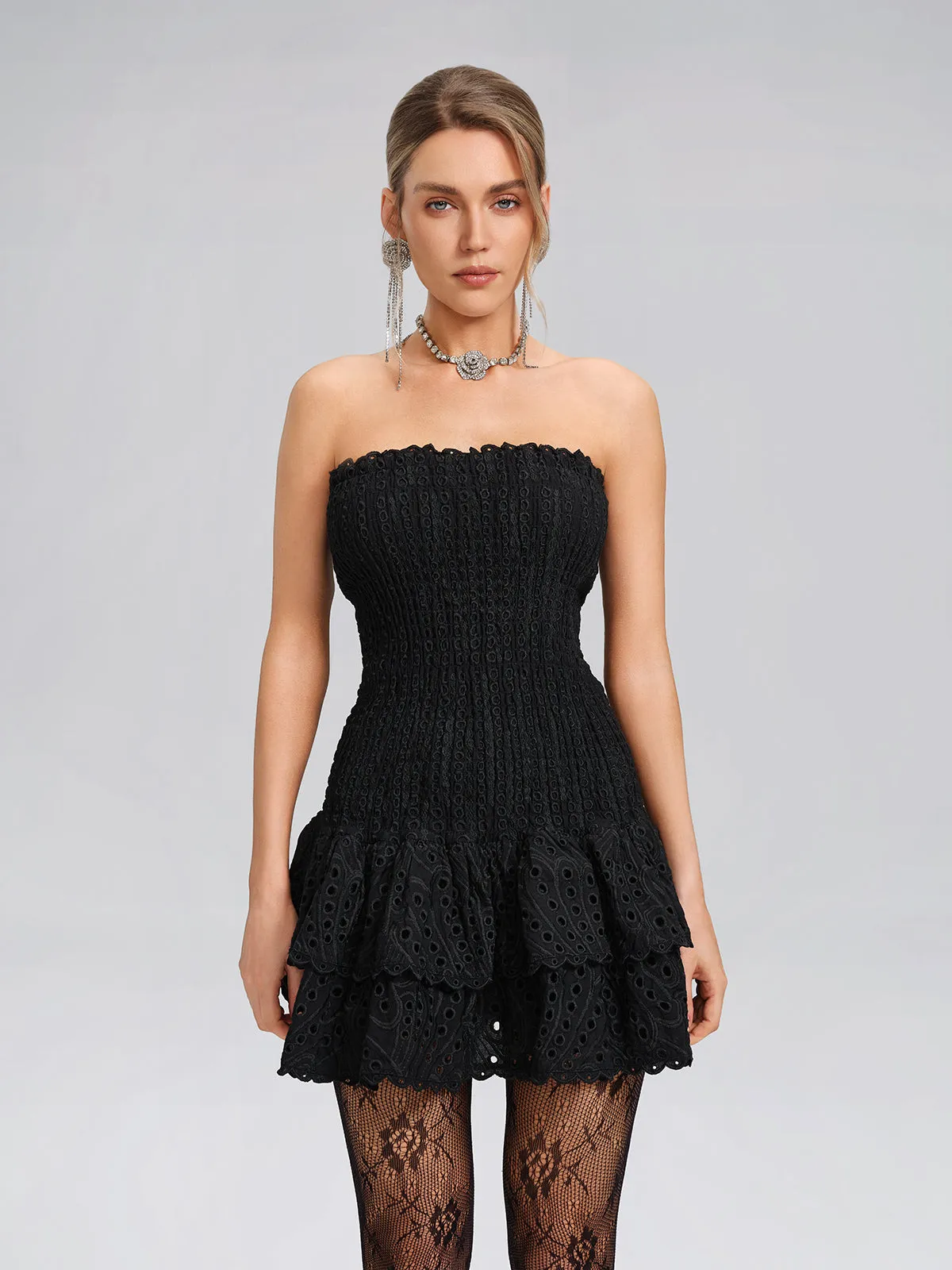 Cutout Strapless High-Stretch Cotton Dress sold by Rich Radi Q's product image thumbnail 3