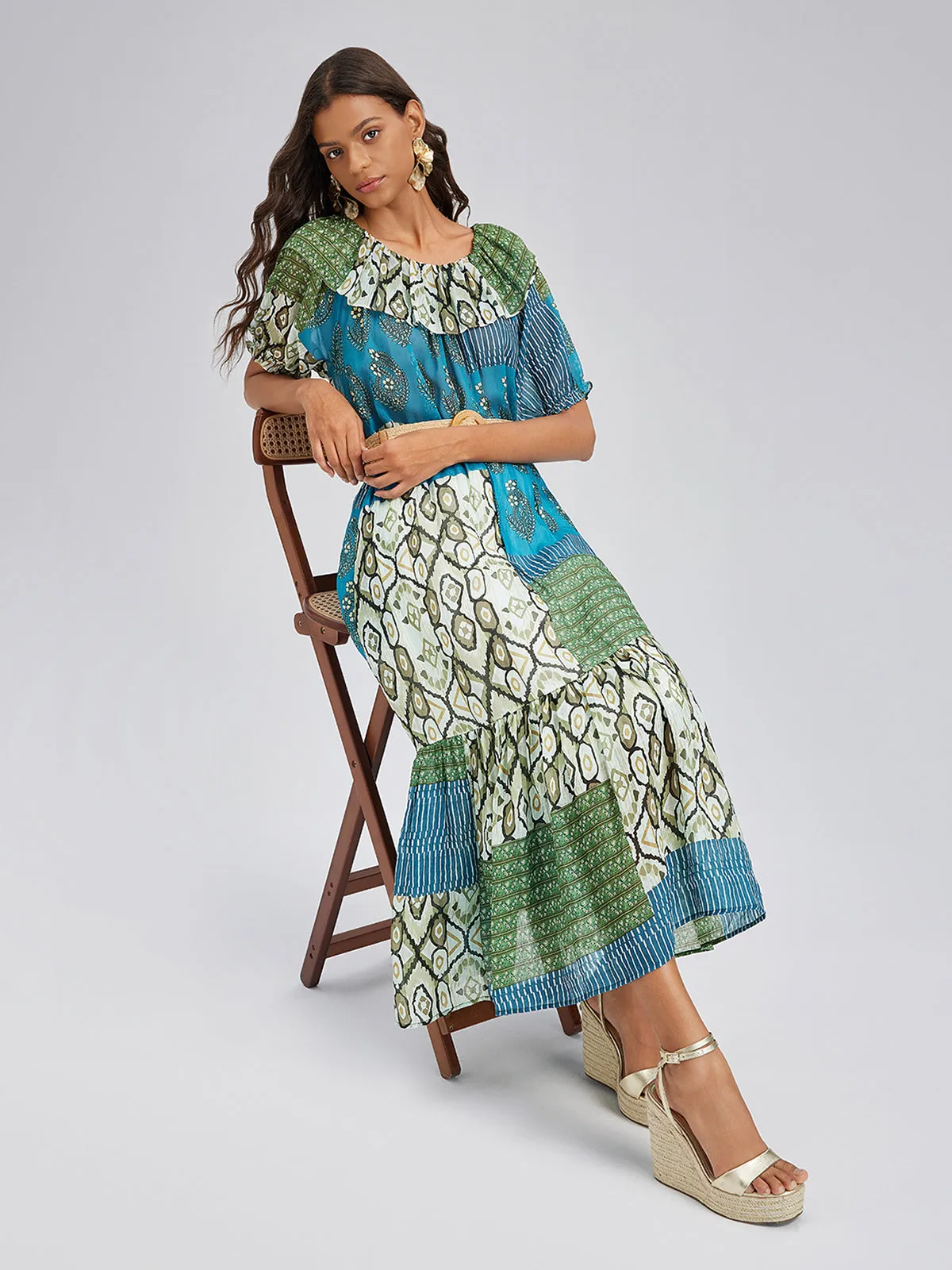 Private Access | Elegant Soft Silk Convertible Blouse sold by Rich Radi Q's product image thumbnail 3