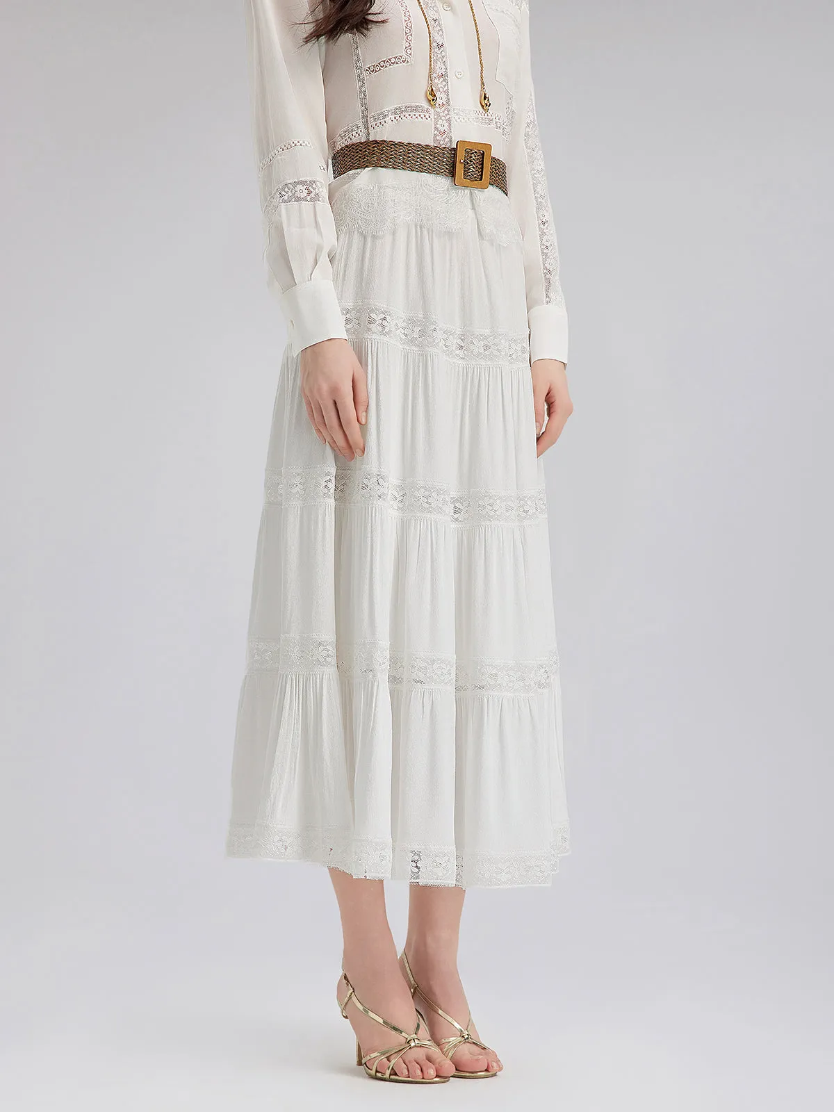 Private Access | Bohemian Lace Full Skirt sold by Rich Radi Q's product image thumbnail 4