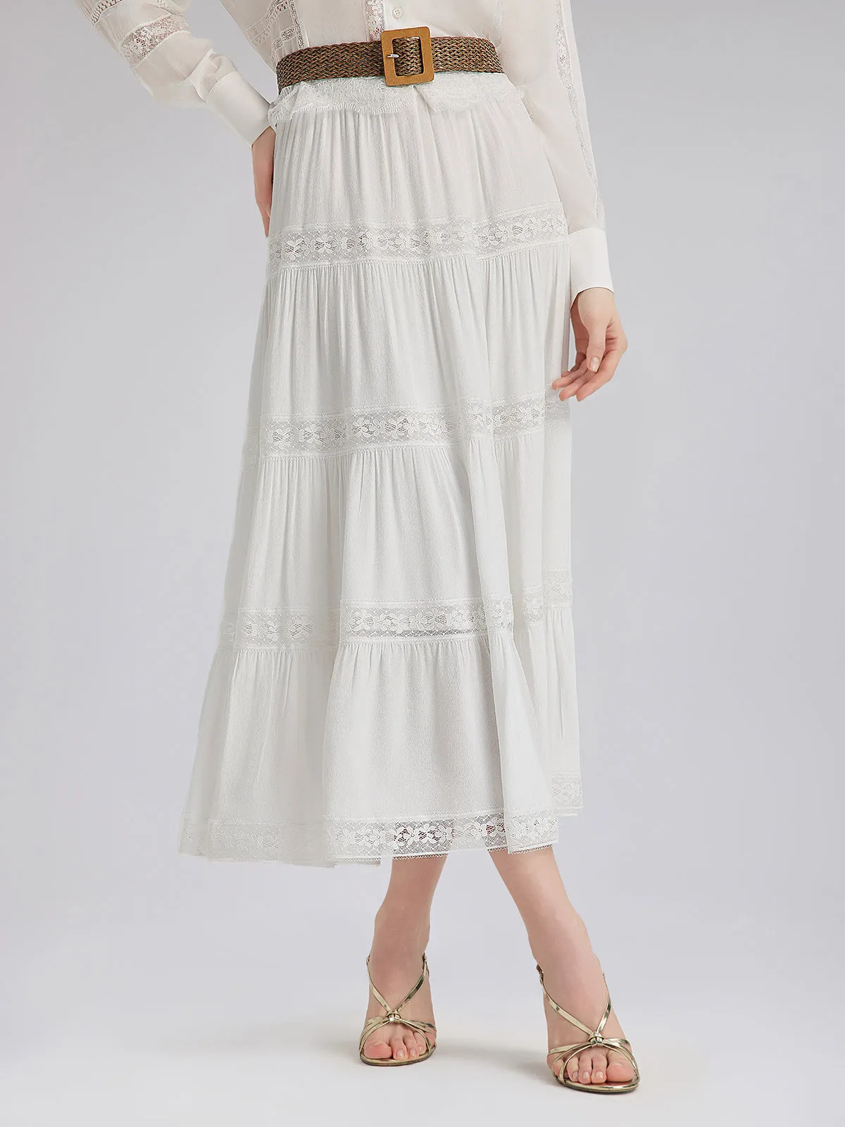 Private Access | Bohemian Lace Full Skirt sold by Rich Radi Q's product image thumbnail 5