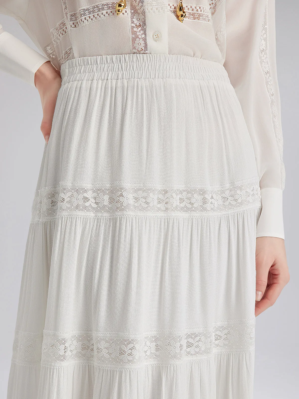 Private Access | Bohemian Lace Full Skirt sold by Rich Radi Q's product image thumbnail 2