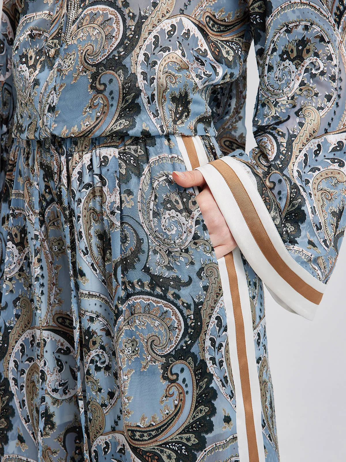 Private Access | Versatile Bohemian Print Wide Leg Pants sold by Rich Radi Q's product image thumbnail 5