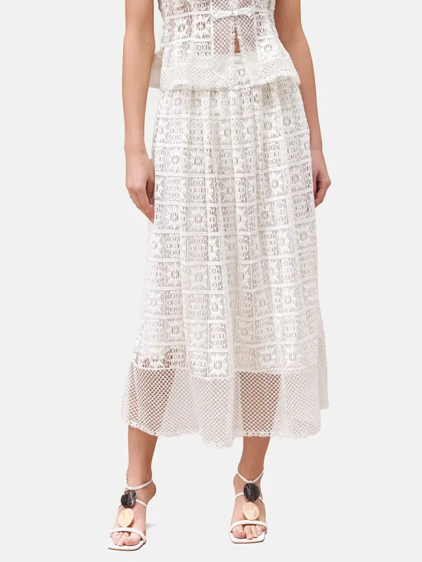 Final Sale | Guipure Lace Half Skirt made by Rich Radi Q's