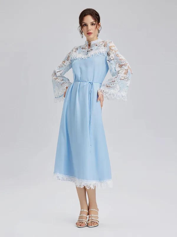 Two-Tone Lace Baroque Butterfly Dress made by Rich Radi Q's