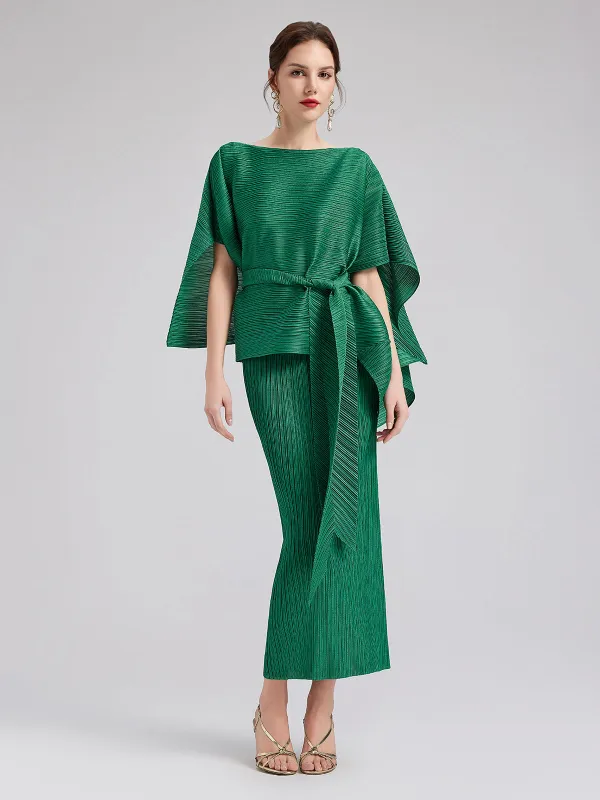 High-End Pleated Dress Set made by Rich Radi Q's