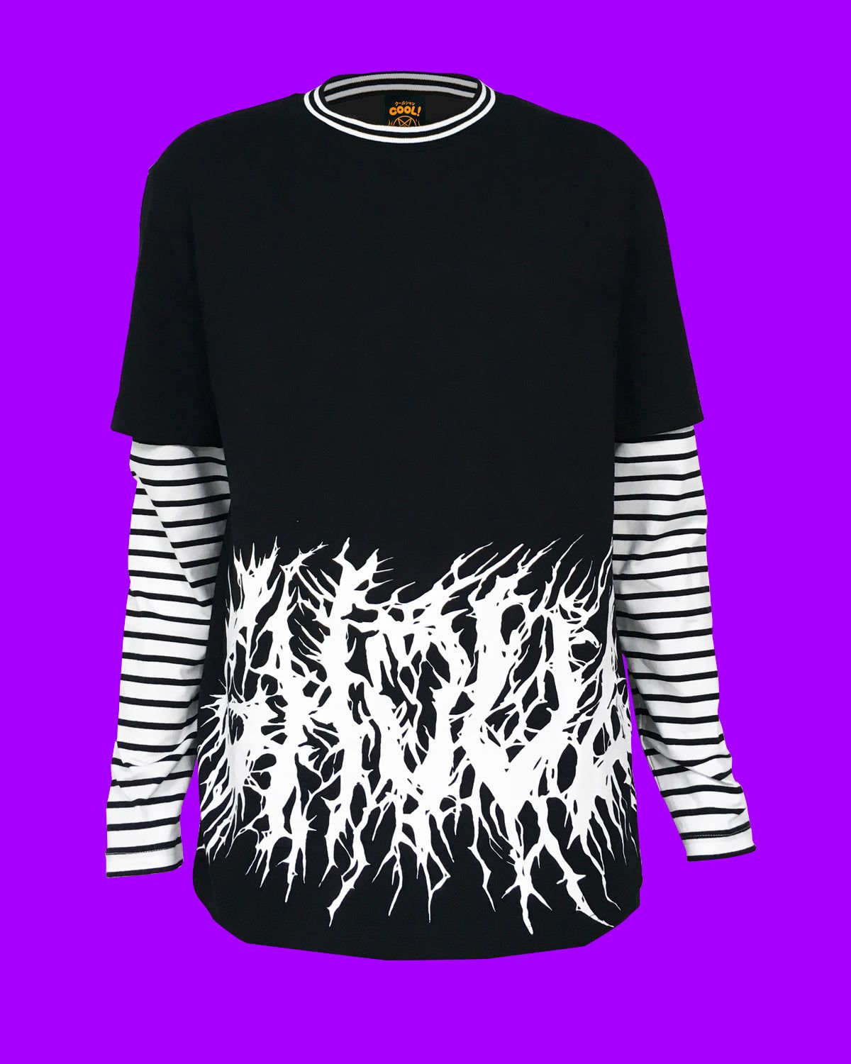 The Ghoul Layered Longsleeve sold by Cool Shirtz product image thumbnail 4