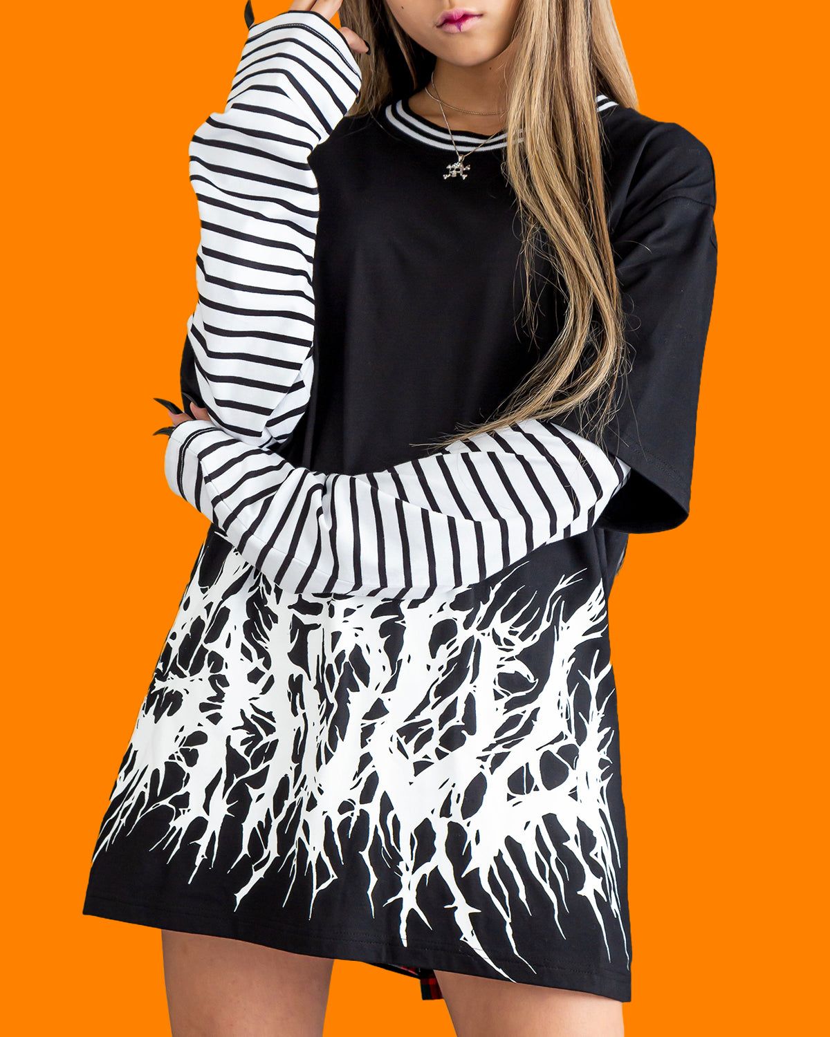 The Ghoul Layered Longsleeve sold by Cool Shirtz
